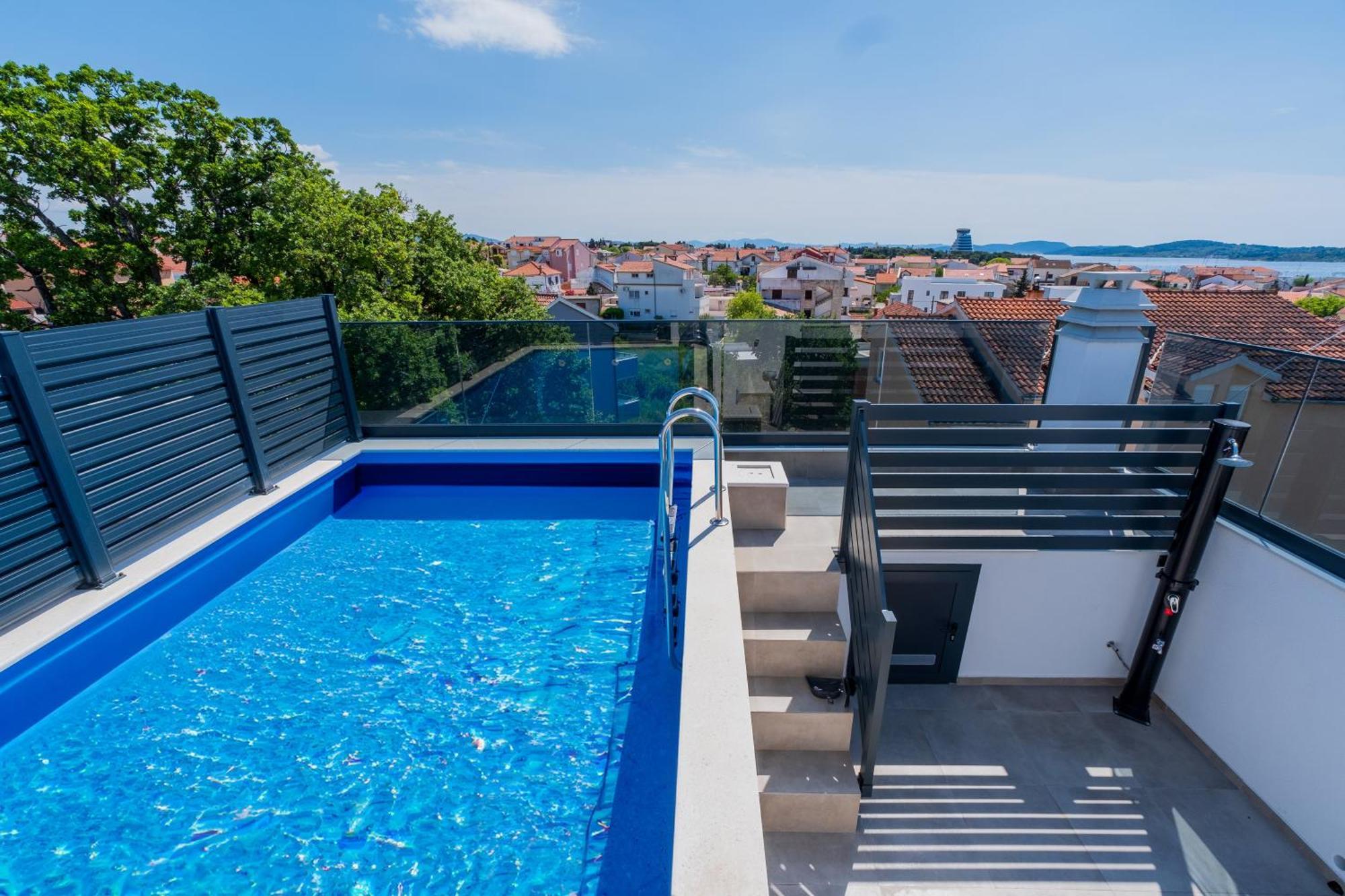 Three-Bedroom Premium Holiday Home Atmosfera With Private Pool&Sauna Vodice Eksteriør billede