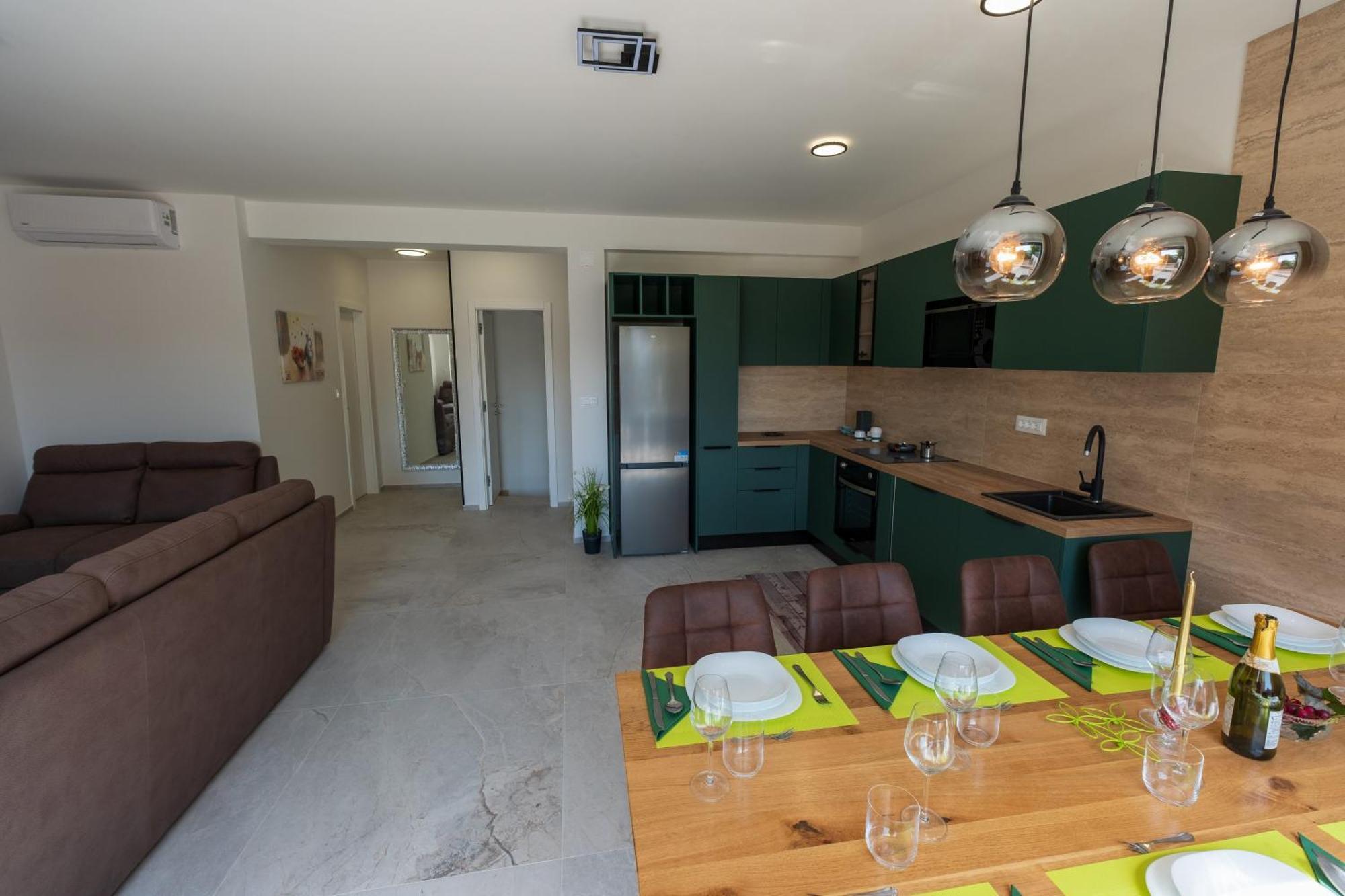 Three-Bedroom Premium Holiday Home Atmosfera With Private Pool&Sauna Vodice Eksteriør billede