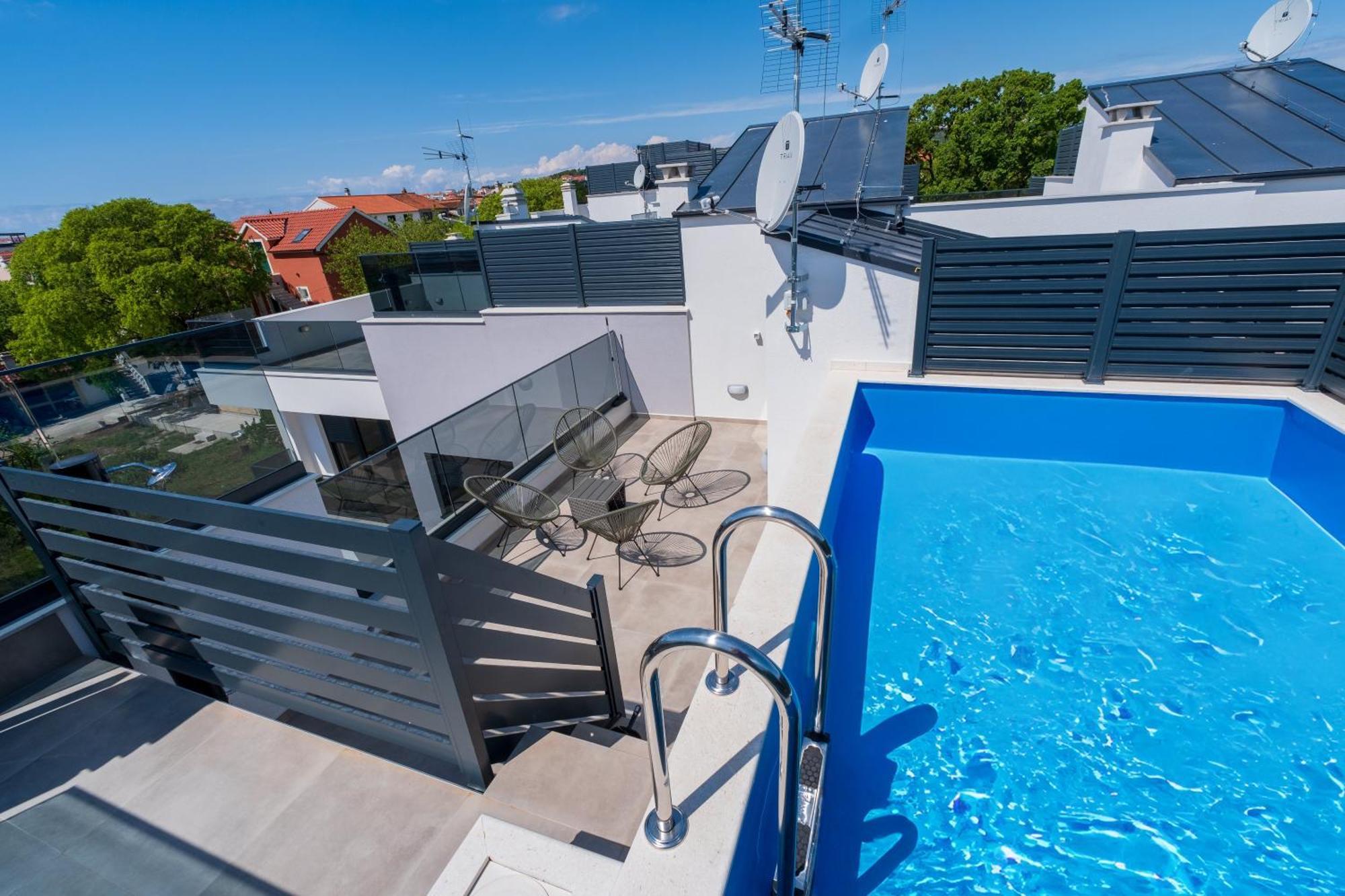 Three-Bedroom Premium Holiday Home Atmosfera With Private Pool&Sauna Vodice Eksteriør billede